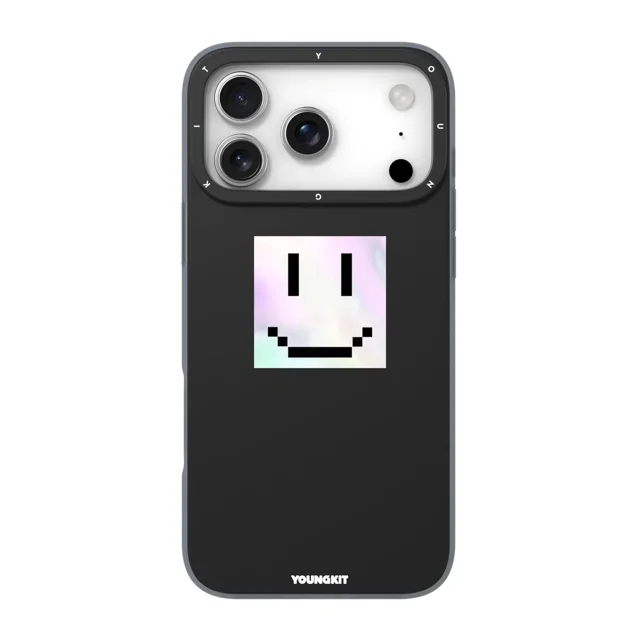 قاب یانگ کیت youngkit مدل Pixel Smile مشکی