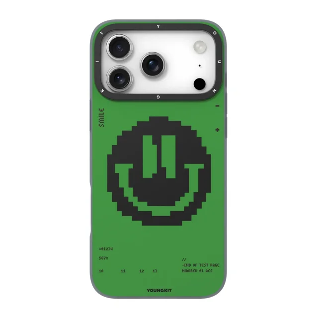 قاب یانگ کیت youngkit مدل Pixel Smile سبز