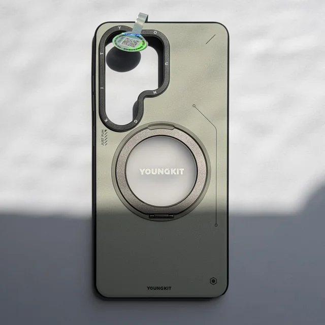 قاب یانگ کیت youngkit مدل leather 360 Rotation Ring Stand