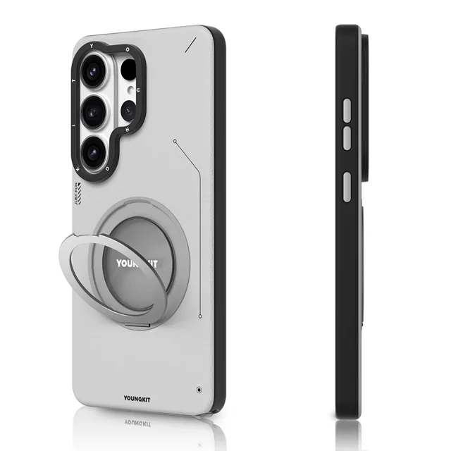 قاب یانگ کیت youngkit مدل leather 360 Rotation Ring Stand